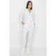 White Embossed Fleece Star Onesie