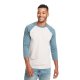 Unisex CVC 3/4 Sleeve Raglan Baseball T-Shirt