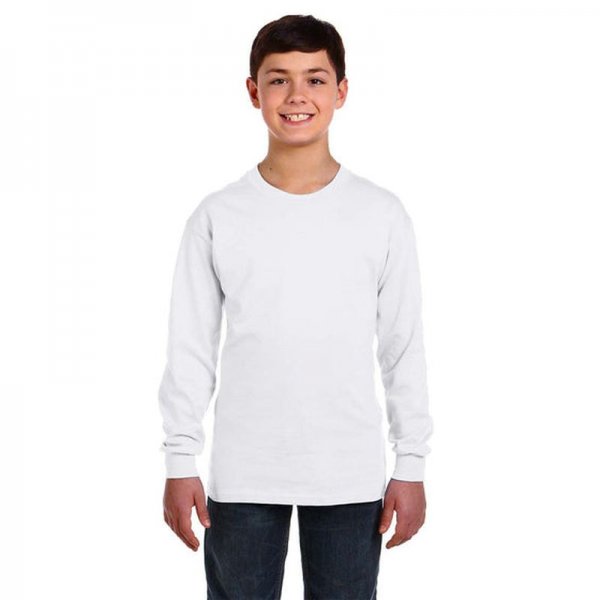 Youth Heavy Cotton Long Sleeve T-Shirt