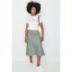 AUTUMN SAGE SATIN BIAS CUT MIDI SKIRT