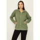 Light Khaki Extreme Oversized Zip Through Hoodie