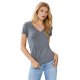 Ladies Deep V-Neck T-Shirt